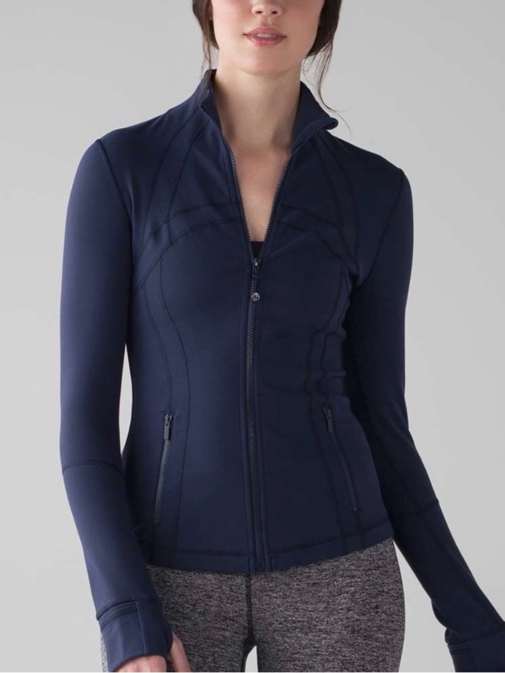 lululemon athletica Navy Full-Zip Sculpting Jacket